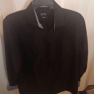 Nicole Miller Black Dress Shirt for Men--Being Sold By My Autistic Son